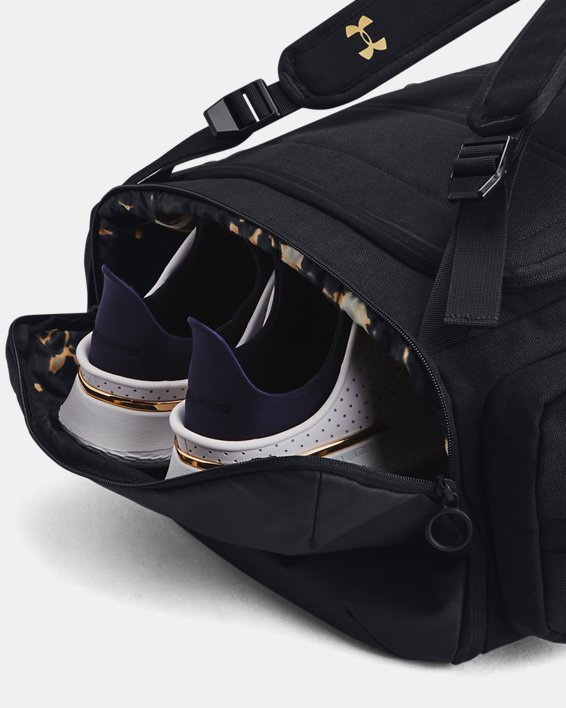 Men's Project Rock Duffle Backpack, Black, pdpMainDesktop image number 5